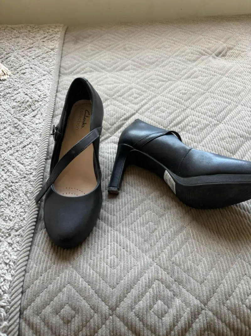Zapatos de taco negro - 4