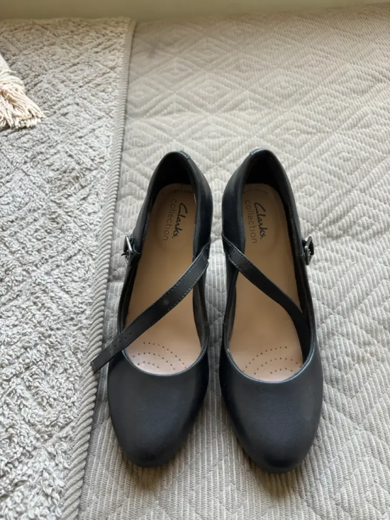 Zapatos de taco negro - 5