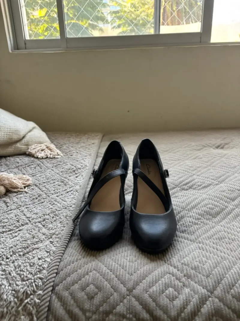 Zapatos de taco negro - 6