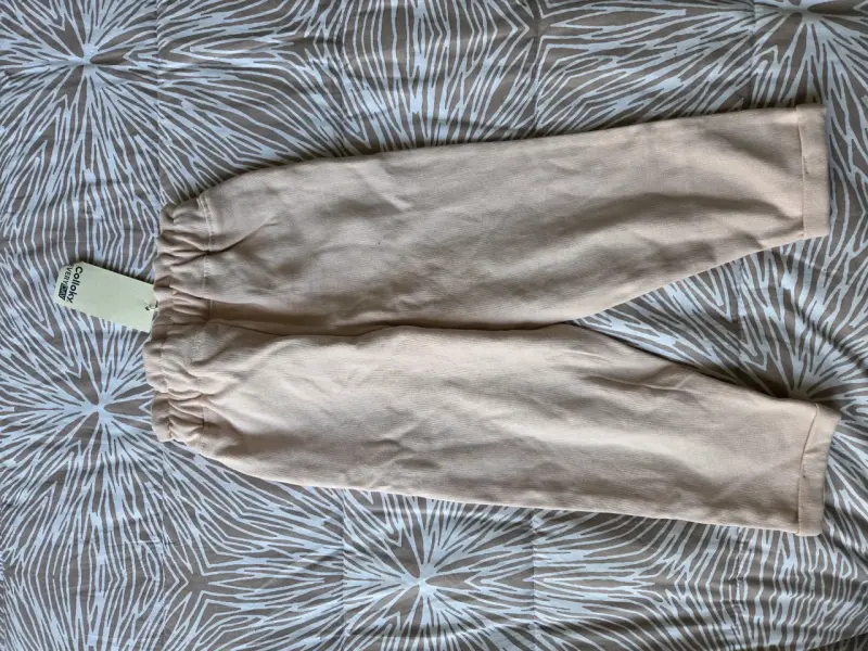 Pantalón buzo beige para niños - 2