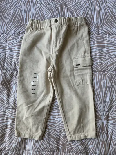 Pantalones beige para niñas - miniatura 1
