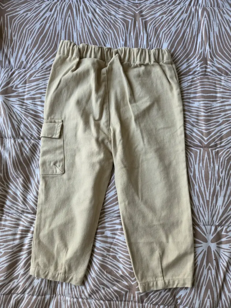 Pantalones beige para niñas - 2