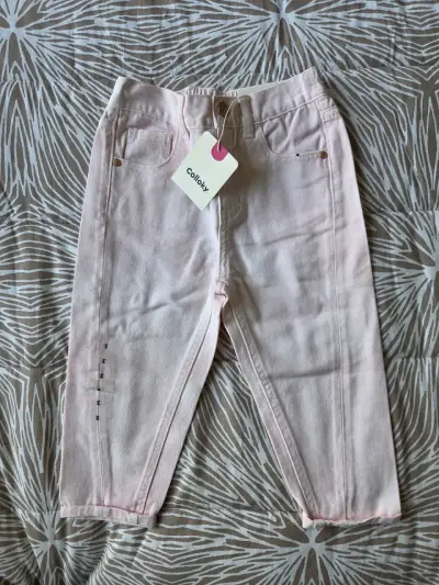 Pantalones rosados para niñas - miniatura 2