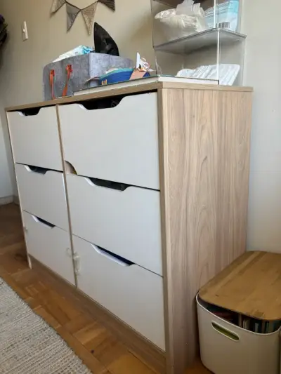 Cajonera de madera blanca - miniatura 4