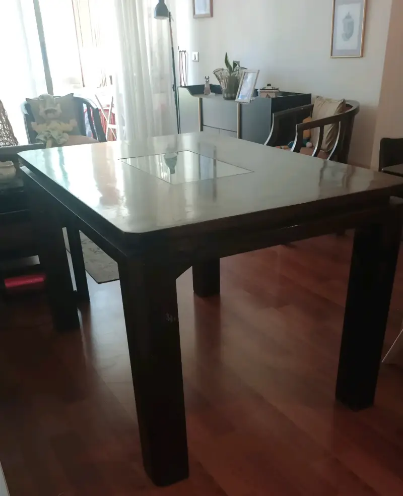 Mesa de Caoba Elegante - 3