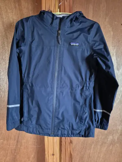 Chaqueta impermeable azul niña - miniatura 1