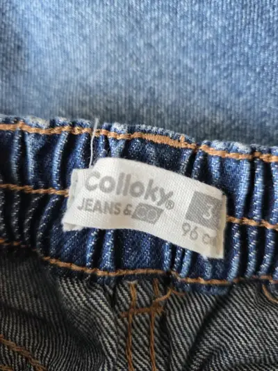 Jeans azules elásticos para niñas - miniatura 4