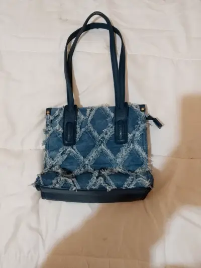 Cartera de mezclilla azul - miniatura 1