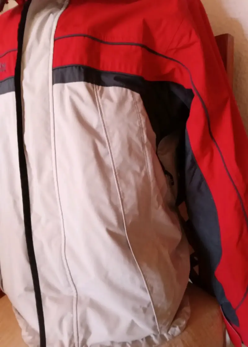 Chaqueta Columbia roja y blanca - 4