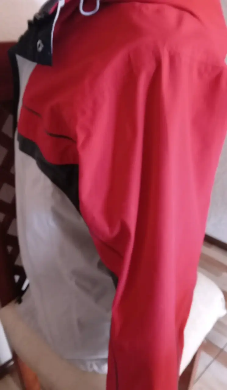 Chaqueta Columbia roja y blanca - 5