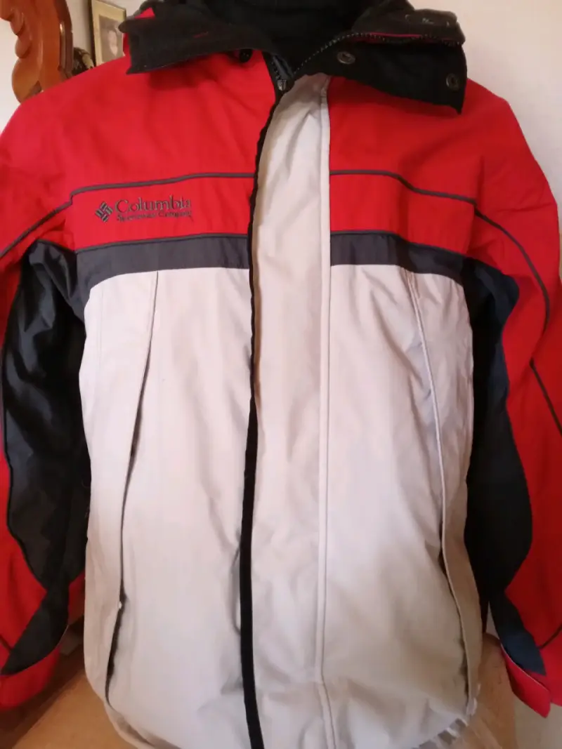 Chaqueta Columbia roja y blanca - 6