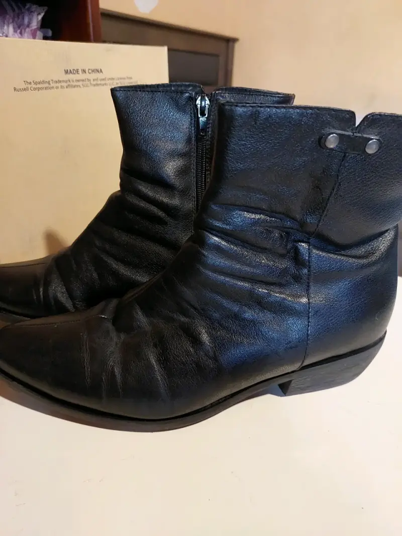 Botines negros de cuero Bruno Rossi - 2
