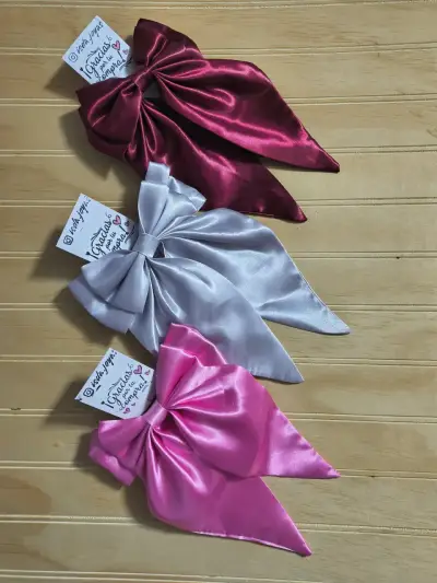 Set de 3 lazos de satinados - miniatura 1
