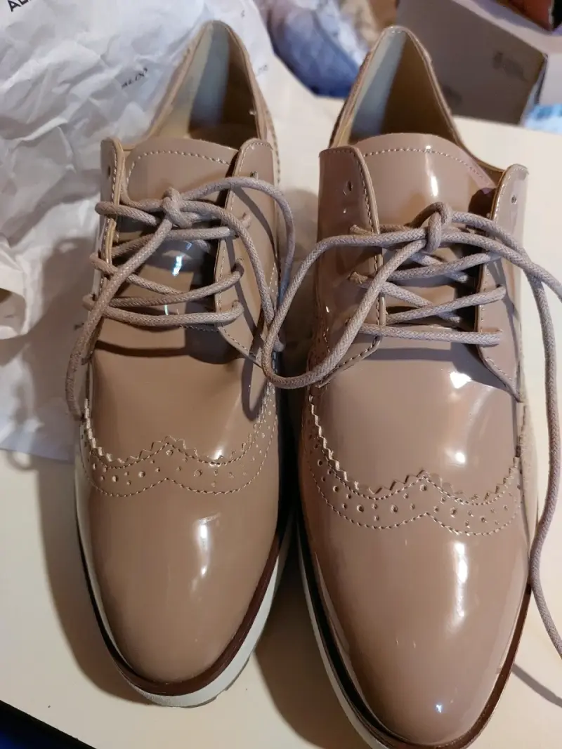 Zapatos de charol beige Aldo - 3