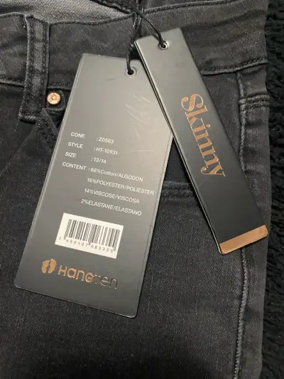 Jeans grises con roturas - miniatura 4