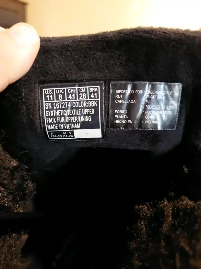 Botas negras Skechers con forro - miniatura 4