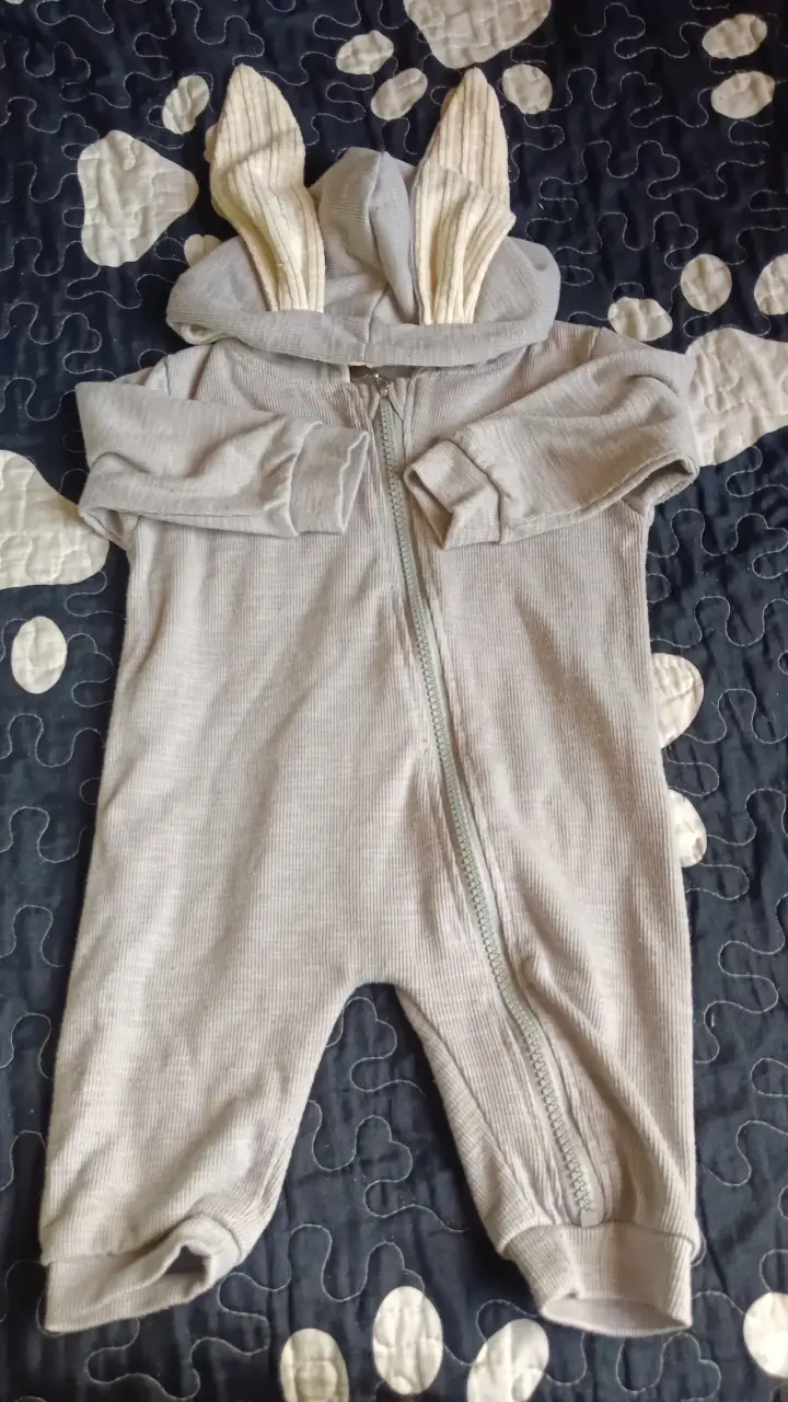 Pijama enterizo dinosaurios azul 0 a 3 meses - 4