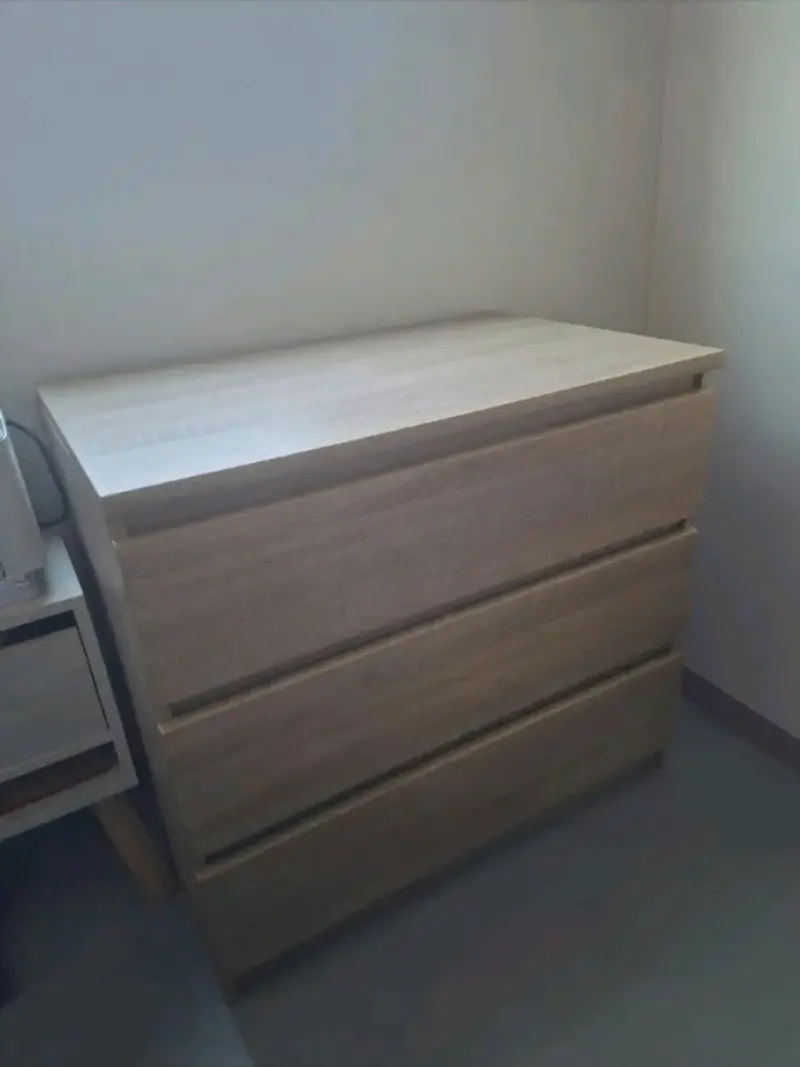 Cómoda de madera clara (melamina) - 2