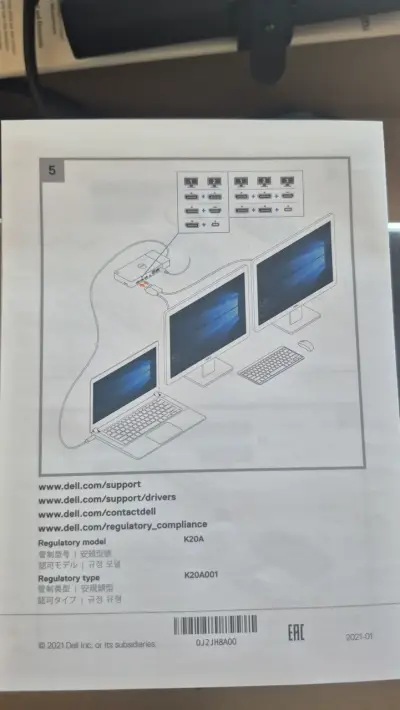 Dock Dell WD19S para laptop - miniatura 2