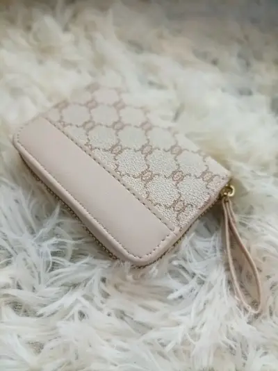 Monedero rosa estampado - miniatura 1