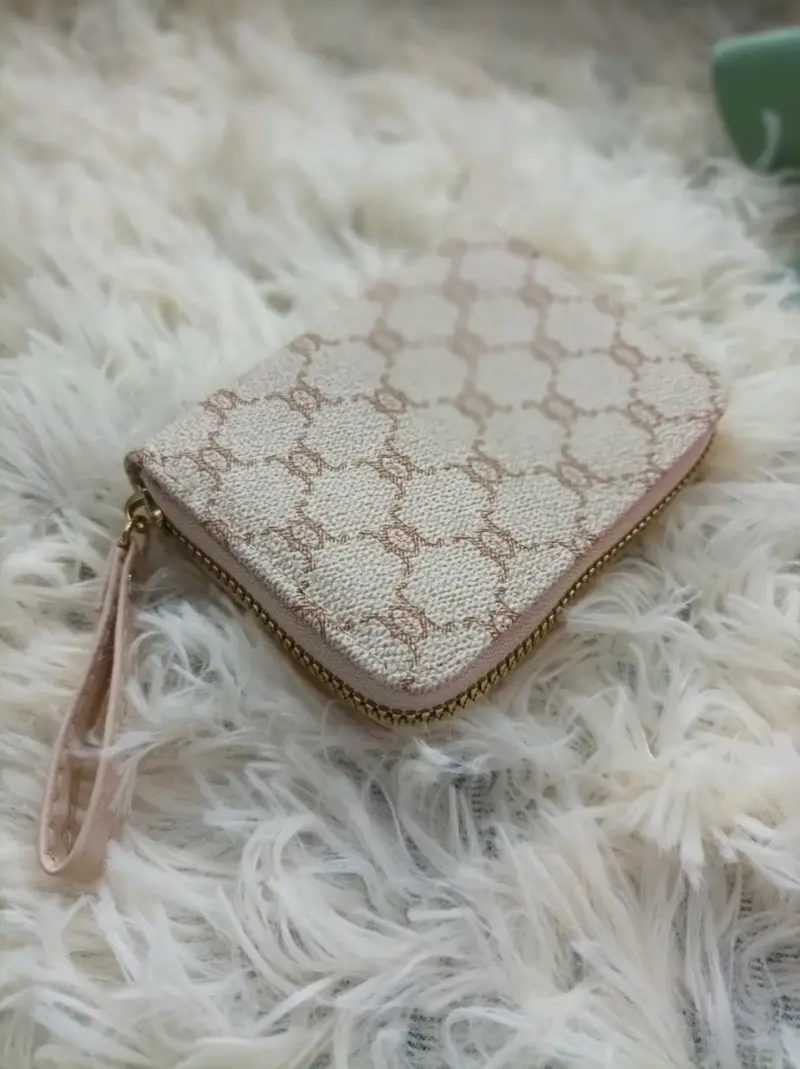 Monedero rosa estampado - 2