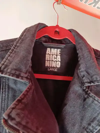 Chaqueta de mezclilla negra Americanino - miniatura 2