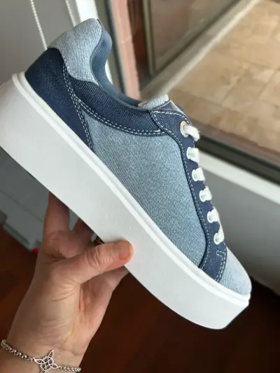 Zapatillas denim plataforma - miniatura 4