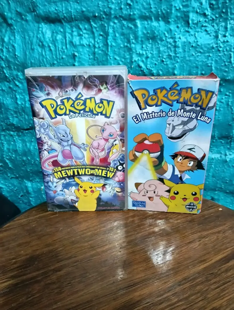 Cassettes VHS Pokémon originales