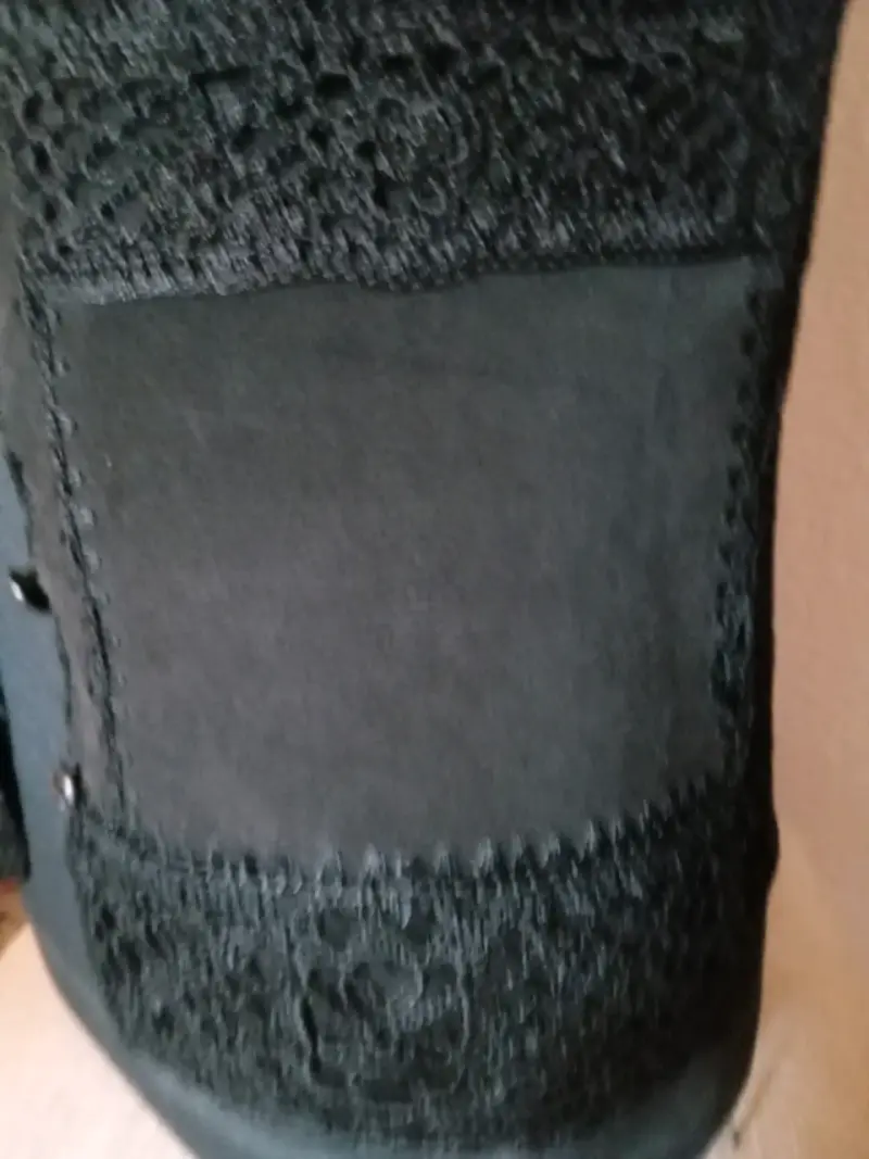 Chaleco negro de encaje - 3
