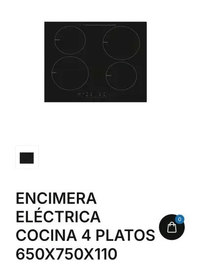 Encimera eléctrica 4 platos - miniatura 1