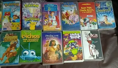 Lote de VHS de películas animadas - miniatura 1