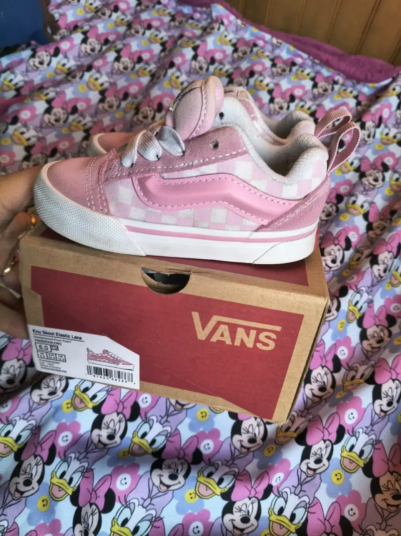 Zapatillas Vans rosadas infantiles - 1