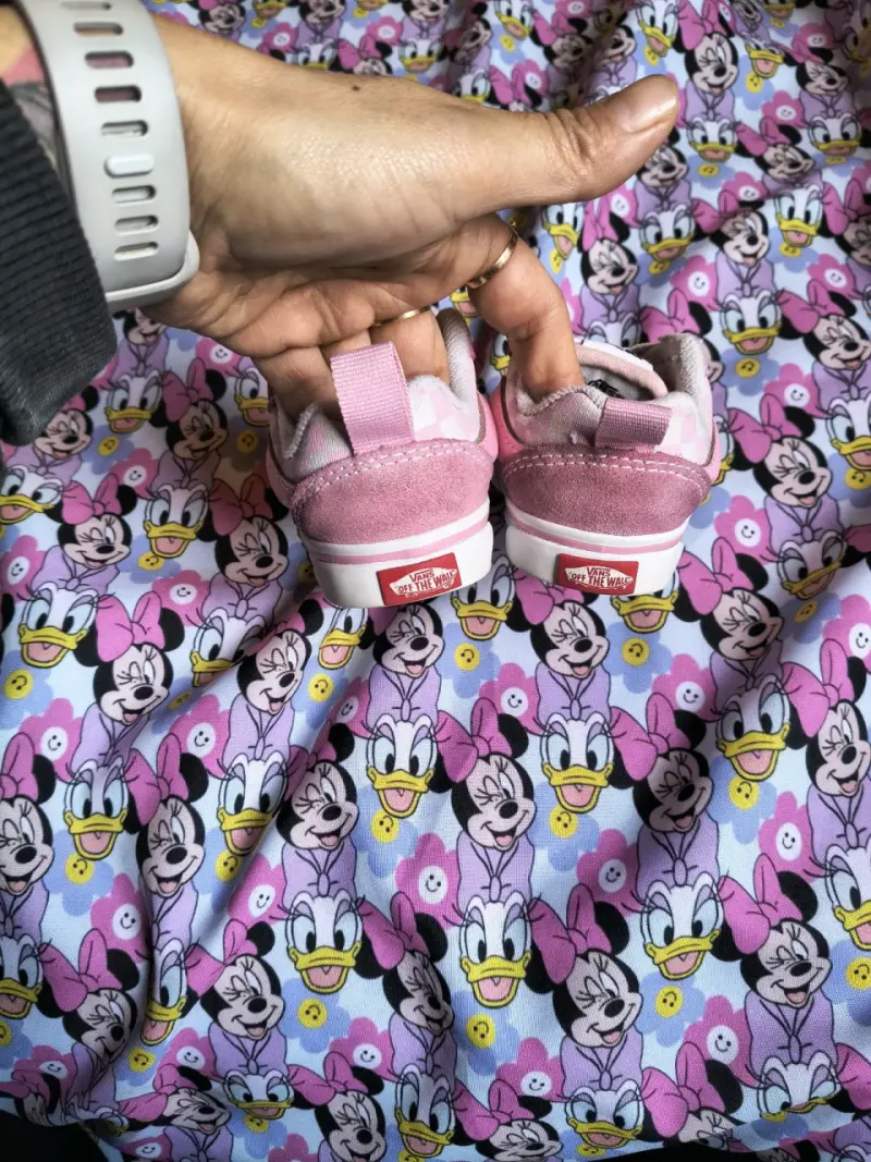 Zapatillas Vans rosadas infantiles - 4