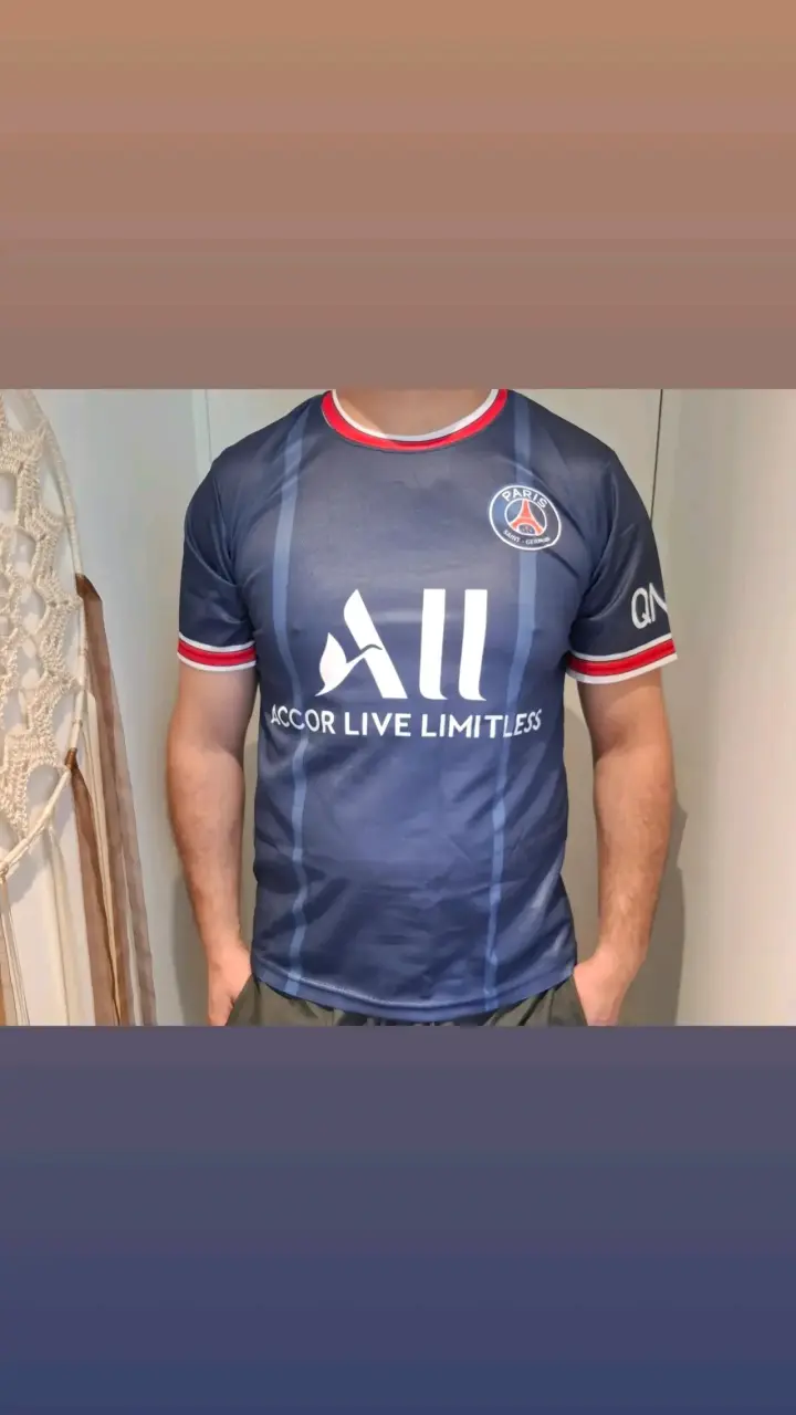 Camiseta PSG azul oscuro talla M - 4