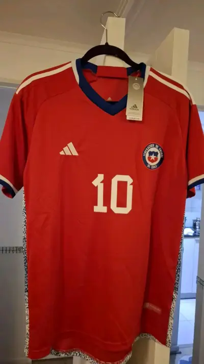 Camiseta roja Chile Adidas - miniatura 1