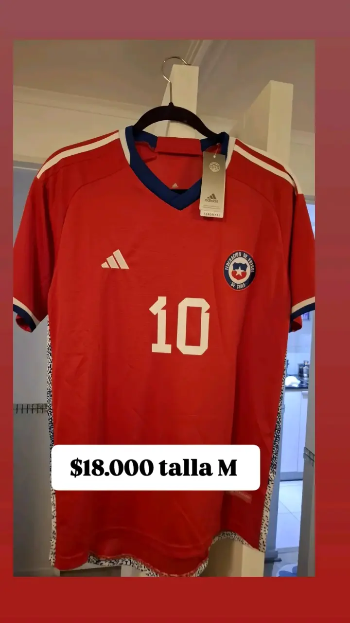 Camiseta roja Chile Adidas - 3