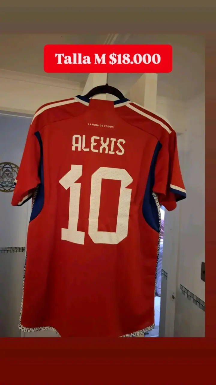 Camiseta roja Chile Adidas - 5