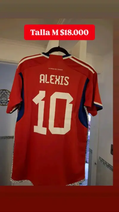 Camiseta roja Chile Adidas - miniatura 6