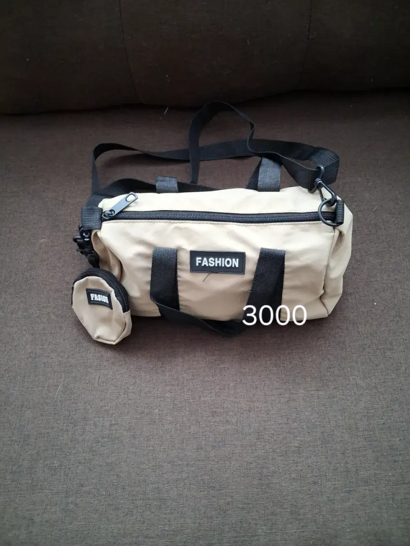 Riñonera beige unisex - 2