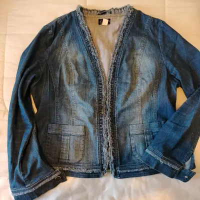 Blazer mezclilla y chaqueta sin mangas - miniatura 1