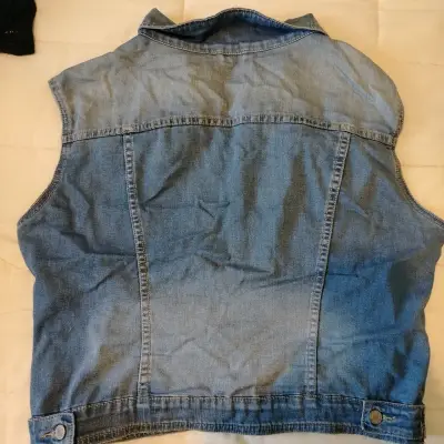 Blazer mezclilla y chaqueta sin mangas - miniatura 4