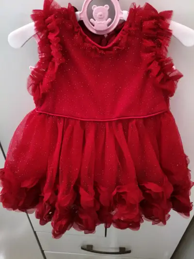 Vestido rojo Limonada para bebé - miniatura 2