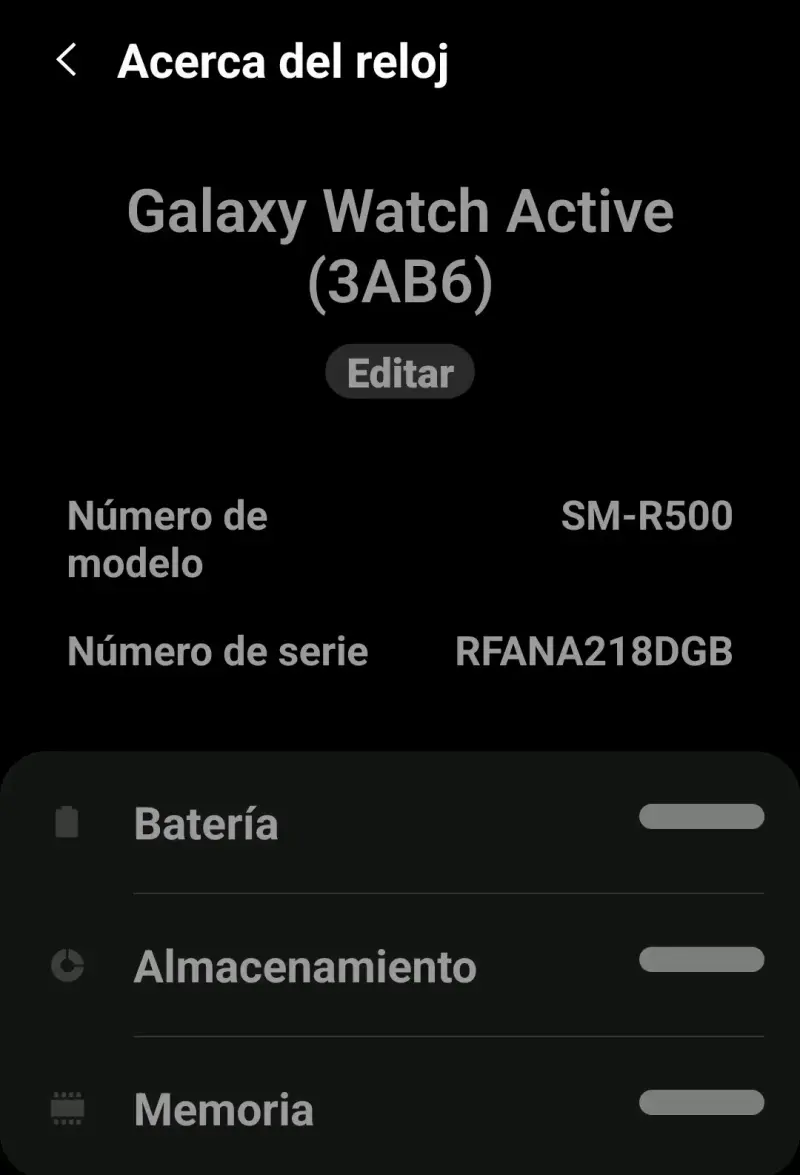 Reloj inteligente rosa galaxi watch active 3AB6 - 4