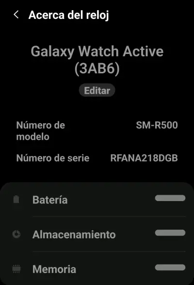 Reloj inteligente rosa galaxi watch active 3AB6 - miniatura 4