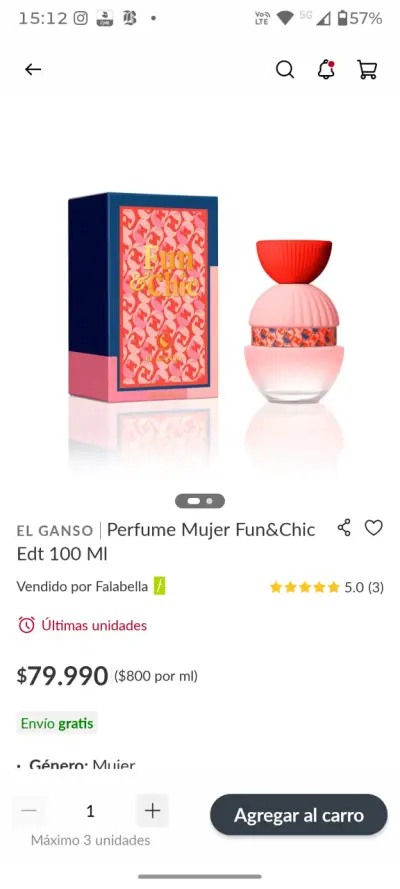 Perfume mujer El Ganso - miniatura 3