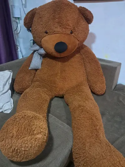 Osito de peluche gigante café - miniatura 1