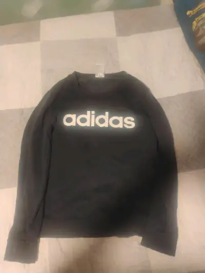 Polerón negro Adidas - miniatura 1