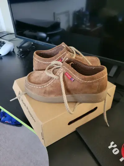 Zapatos marrones de gamuza - miniatura 1