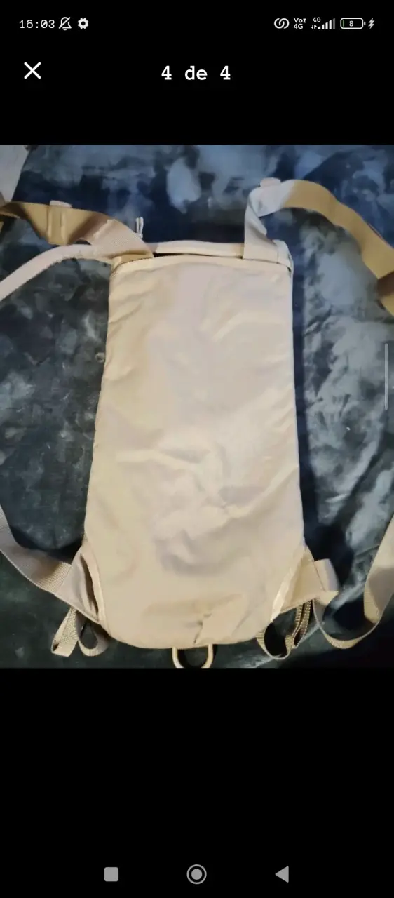Mochila camelback beige Dagoway - 5