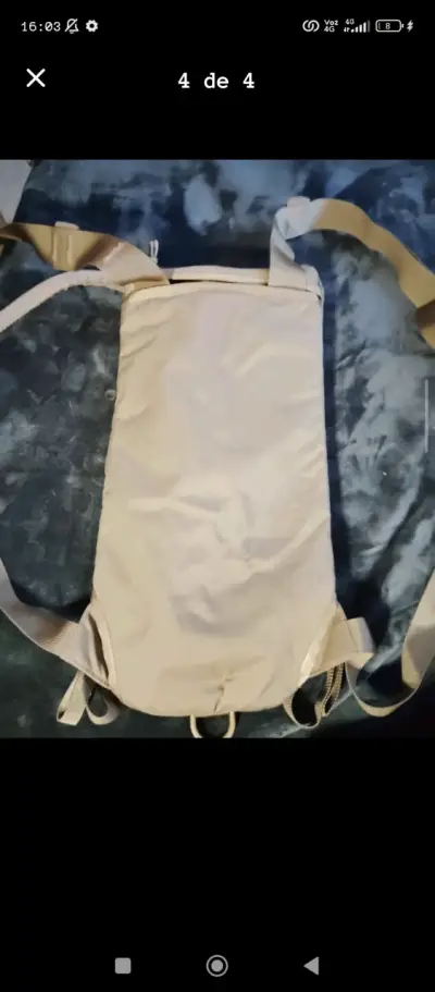 Mochila camelback beige Dagoway - miniatura 5